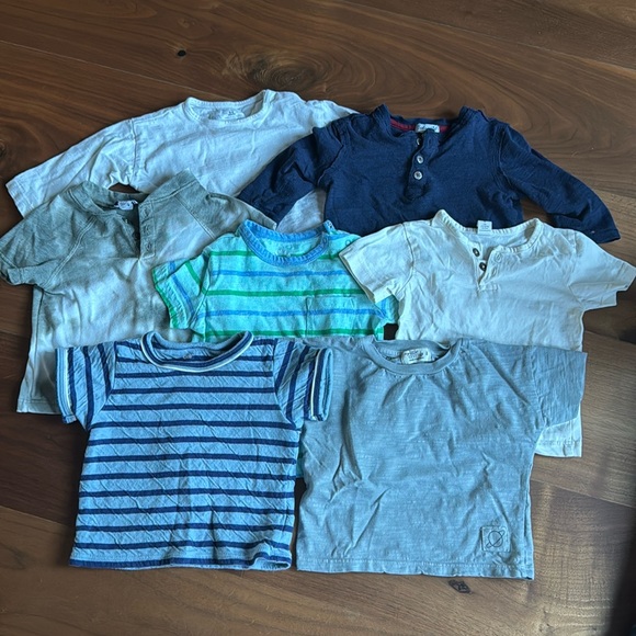 Baby Toddler Boy T-Shirt Shirt 7-pack / 6-12 months